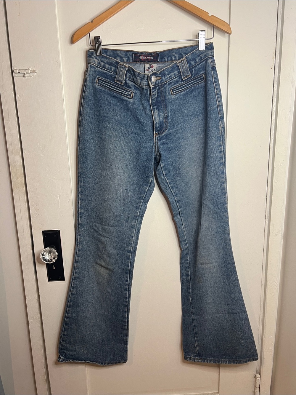 Just USA Medium Blue Flare Jeans